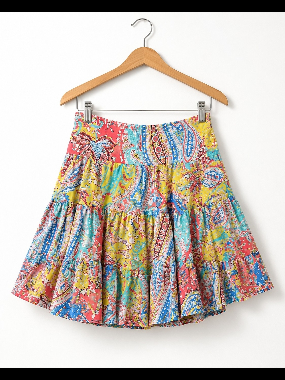 Ralph Lauren Paisley Cotton Skirt - Picture 3 of 4